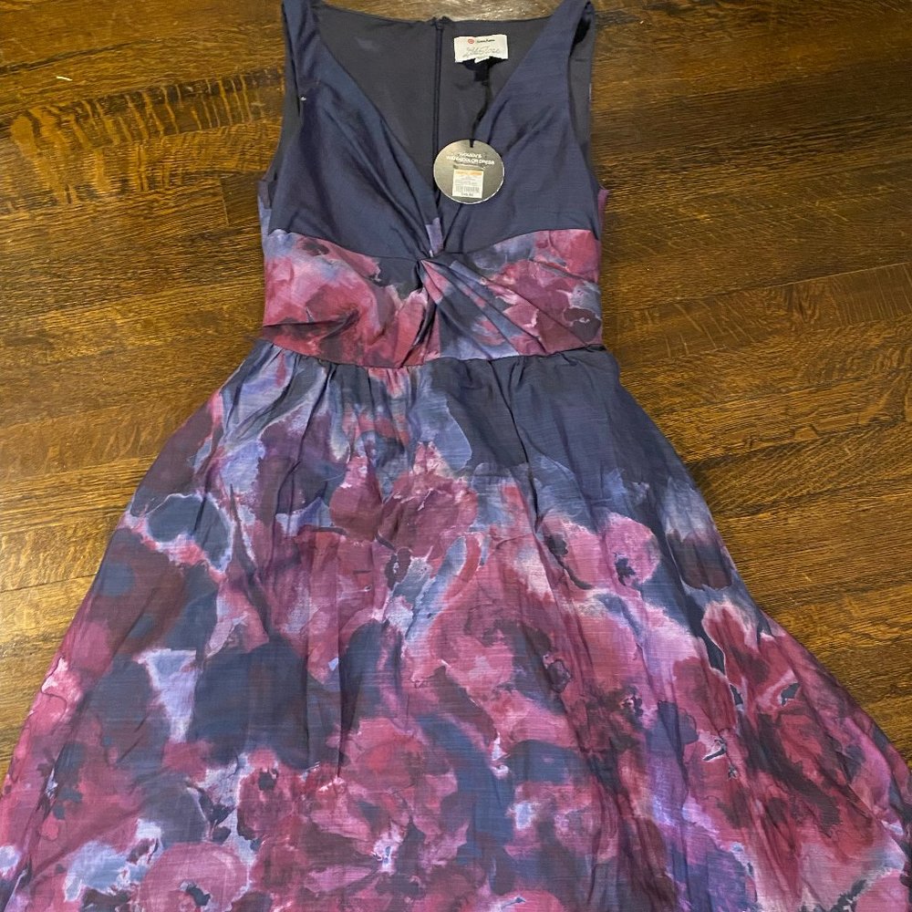 Magenta and Purple Dress